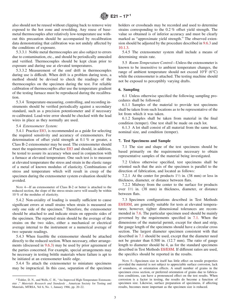 ASTM E21-17e1 - Standard Test Methods for  Elevated Temperature Tension Tests of Metallic Materials