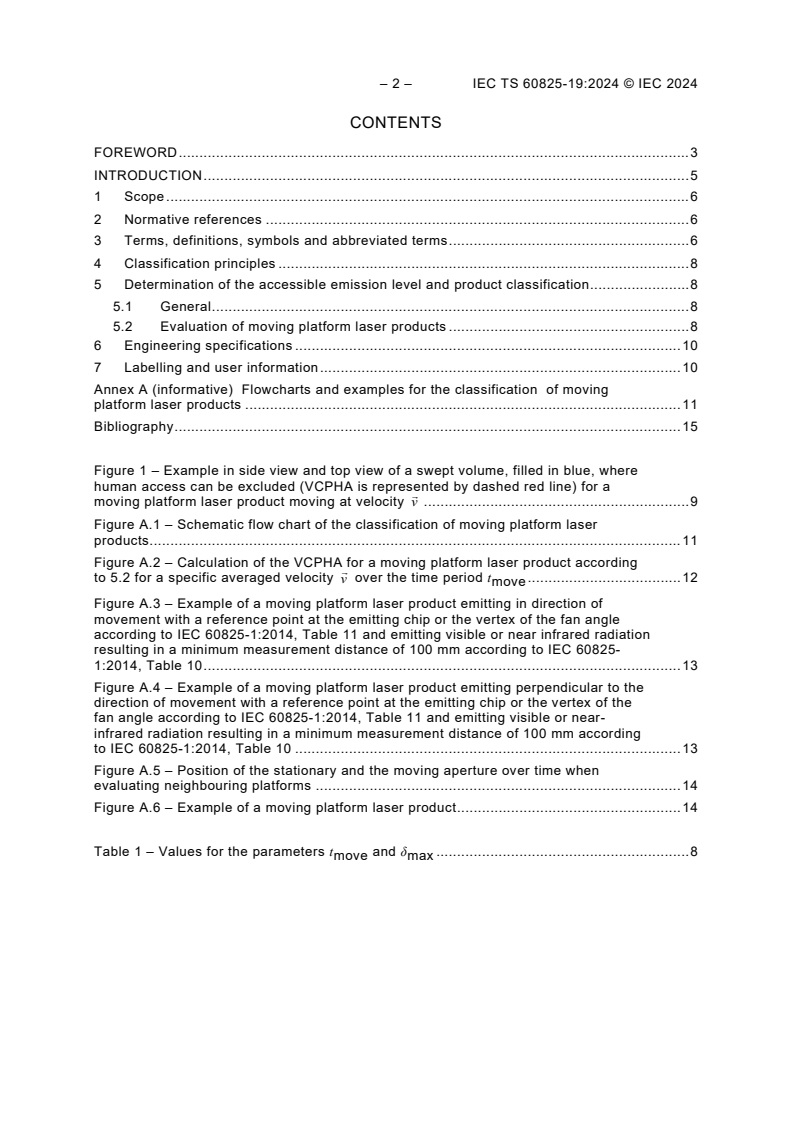 IEC TS 60825-19:2024 IEC TS 60825-19:2024 - Safety of laser products - Part 19: Moving platform laser products
Released:3/6/2024
Isbn:9782832283462 - Page 4 preview