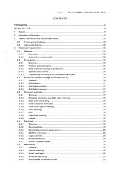IEC TS 62686-1:2020 RLV - Process management for avionics - Electronic components for aerospace, defence and high performance (ADHP) applications - Part 1: General requirements for high reliability integrated circuits and discrete semiconductors
Released:4/20/2020
Isbn:9782832282465 - Page 4 preview