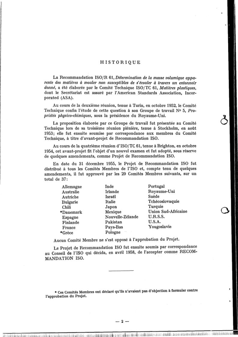 ISO/R 61:1958 ISO/R 61:1958 - Title missing - Legacy paper document
Released:1/1/1958 - Page 2 preview
