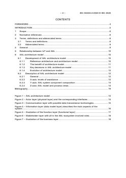 IEC 63240-2:2020 - Active assisted living (AAL) reference architecture and architecture model - Part 2: Architecture model - Page 4 preview