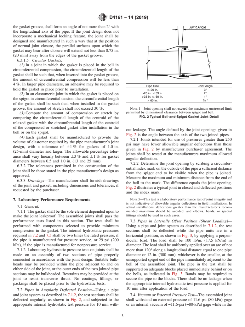 ASTM D4161-14(2019) - Standard Specification for  &#x201c;Fiberglass&#x201d; (Glass-Fiber-Reinforced Thermosetting-Resin)  Pipe Joints Using Flexible Elastomeric Seals