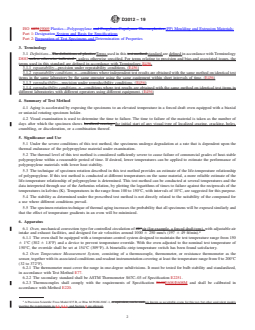 ASTM D3012-19 REDLINE ASTM D3012-19 - Standard Test Method for Thermal-Oxidative Stability of Polypropylene Using a Specimen Rotator Within an Oven - Page 2 preview