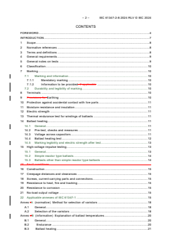 IEC 61347-2-8:2024 IEC 61347-2-8:2024 RLV - Controlgear for electric light sources - Safety - Part 2-8: Particular requirements - Ballasts for fluorescent lamps
Released:5/14/2024
Isbn:9782832289167 - Page 4 preview