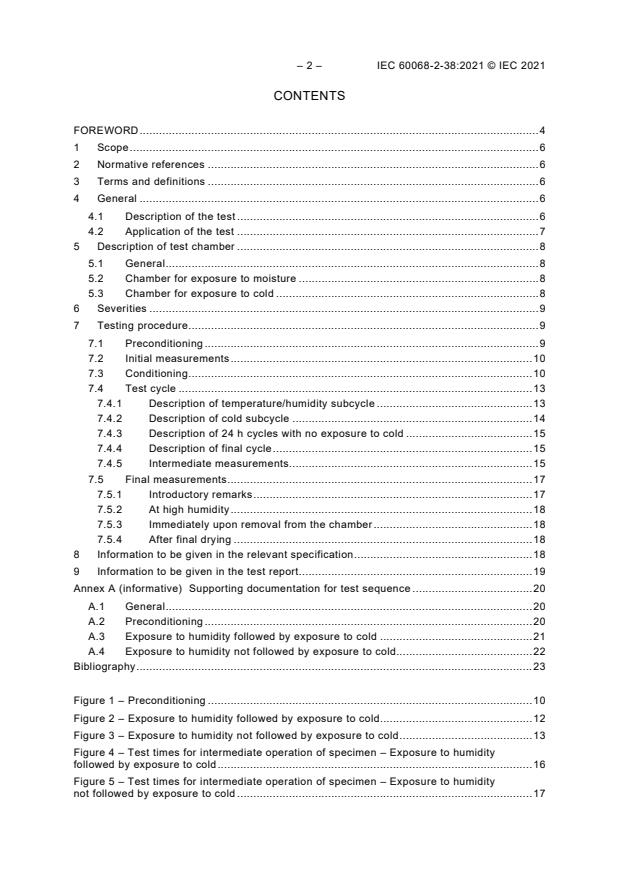 IEC 60068-2-38:2021 IEC 60068-2-38:2021 - Environmental testing - Part 2-38: Tests - Test Z/AD: Composite temperature/humidity cyclic test - Page 4 preview