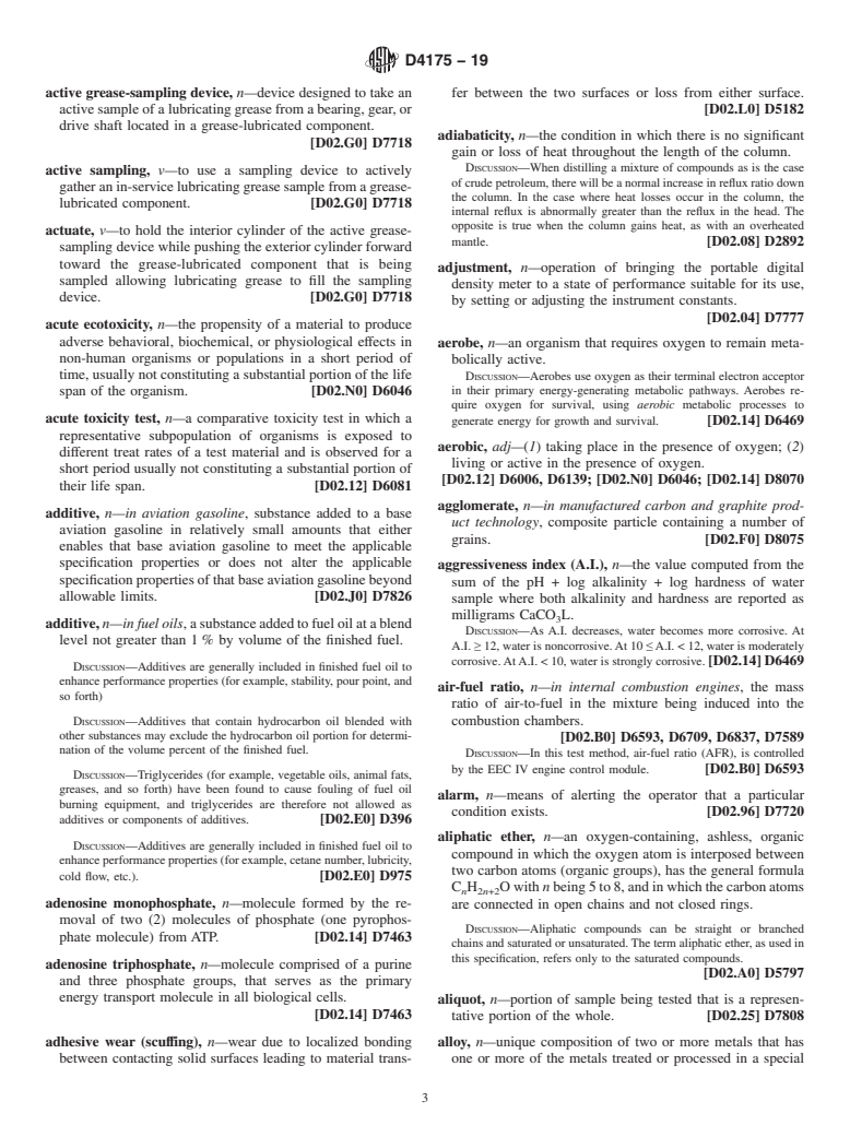 ASTM D4175-19 - Standard Terminology Relating to Petroleum Products, Liquid Fuels, and Lubricants