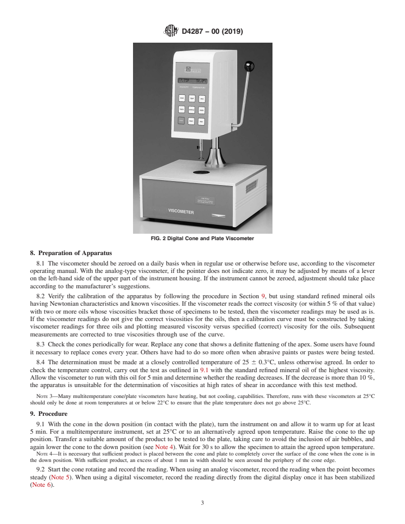 REDLINE ASTM D4287-00(2019) - Standard Test Method for High-Shear Viscosity Using a Cone/Plate Viscometer