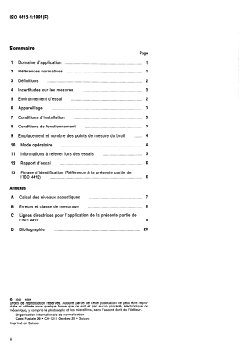 ISO 4412-1:1991 ISO 4412-1:1991 - Transmissions hydrauliques — Code d'essai pour la détermination du niveau de bruit aérien — Partie 1: Pompes
Released:8/29/1991 - Page 2 preview