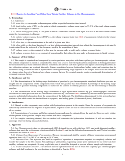 ASTM D7096-19 REDLINE ASTM D7096-19 - Standard Test Method for Determination of the Boiling Range Distribution of Gasoline by Wide-Bore Capillary Gas Chromatography - Page 2 preview