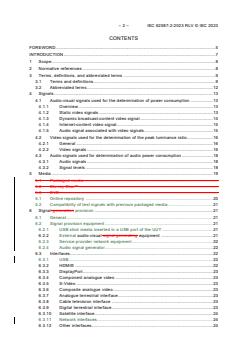 IEC 62087-2:2023 RLV - Audio, video, and related equipment - Determination of power consumption - Part 2: Signals and media
Released:2/17/2023 - Page 4 preview