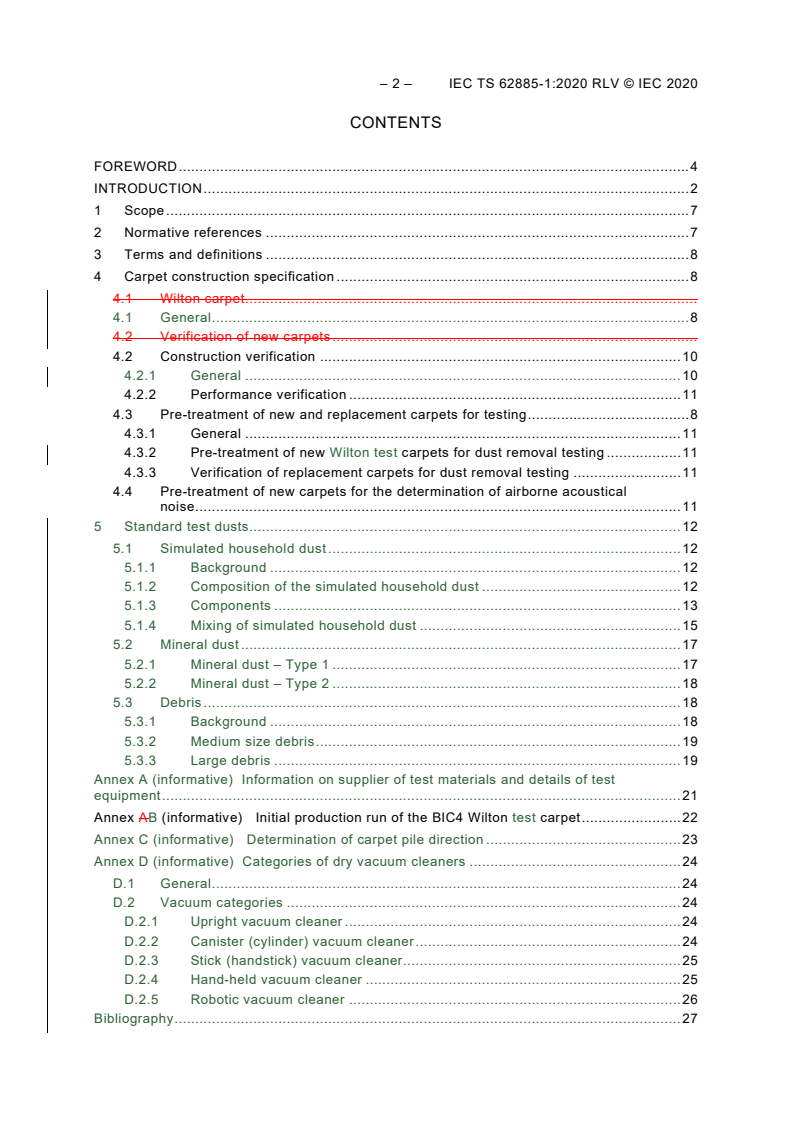 IEC TS 62885-1:2020 IEC TS 62885-1:2020 RLV - Surface cleaning appliances - Part 1: General requirements on test material and test equipment
Released:10/19/2020
Isbn:9782832289723 - Page 4 preview