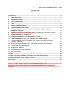IEC 61010-2-040:2020 IEC 61010-2-040:2020 RLV - Safety requirements for electrical equipment for measurement, control, and laboratory use - Part 2-040: Particular requirements for sterilizers and washer-disinfectors used to treat medical materials
Released:5/14/2020
Isbn:9782832283639 - Page 4 preview