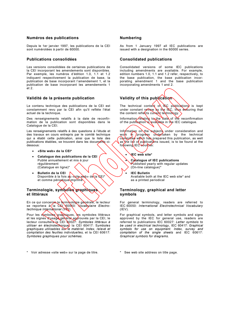 IEC TS 61941:2000 IEC TS 61941:2000 - Optical fibres - Polarization mode dispersion measurement techniques for single-mode optical fibres
Released:2/29/2000 - Page 2 preview