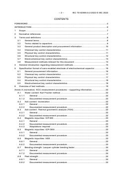 IEC TS 62565-5-2:2022 - Nanomanufacturing - Material specifications - Part 5-2: Nano-enabled electrodes of electrochemical capacitors - Blank detail specification - Page 4 preview