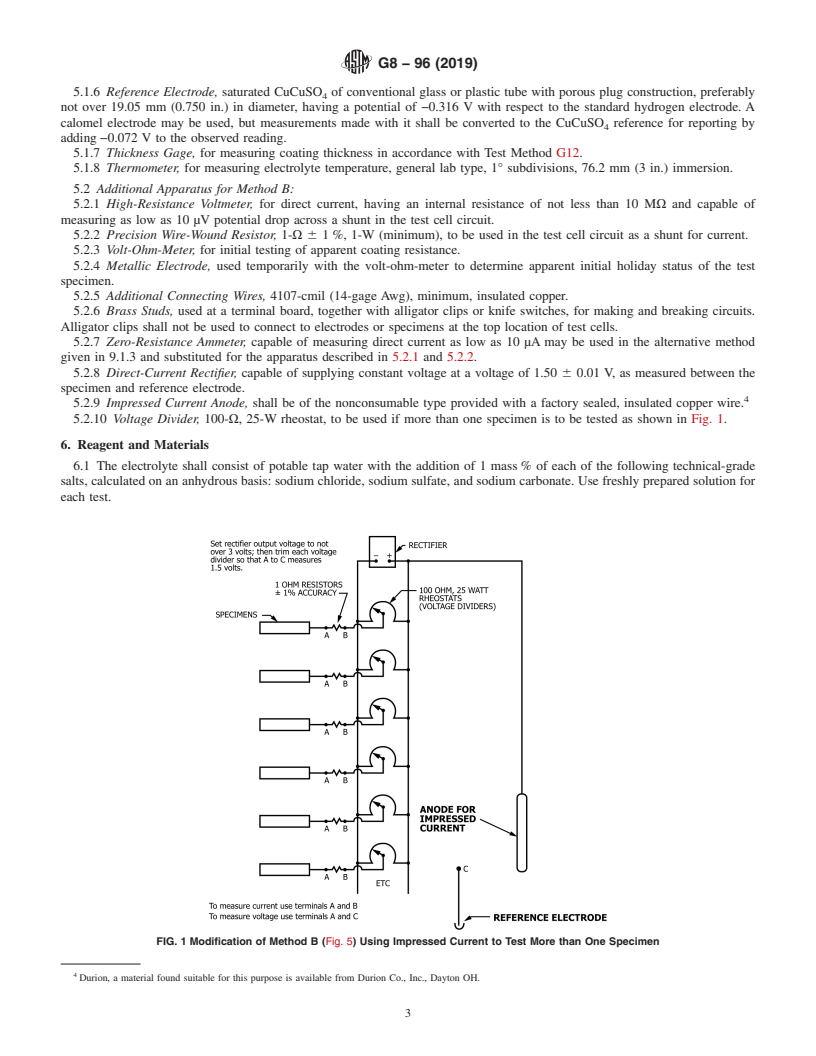 REDLINE ASTM G8-96(2019) - Standard Test Methods for Cathodic Disbonding of Pipeline Coatings