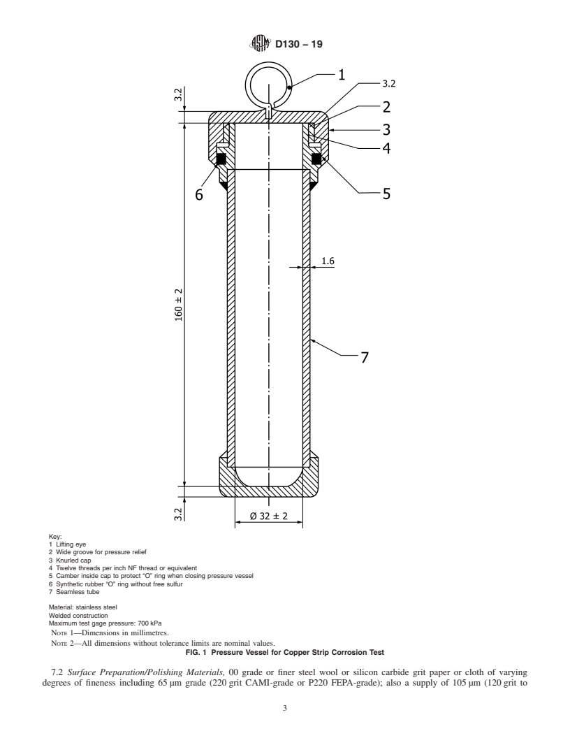 REDLINE ASTM D130-19 - Standard Test Method for Corrosiveness to Copper from Petroleum Products by Copper Strip   Test