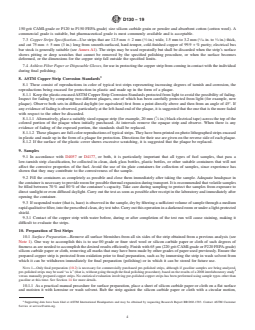 ASTM D130-19 REDLINE ASTM D130-19 - Standard Test Method for Corrosiveness to Copper from Petroleum Products by Copper Strip Test - Page 4 preview