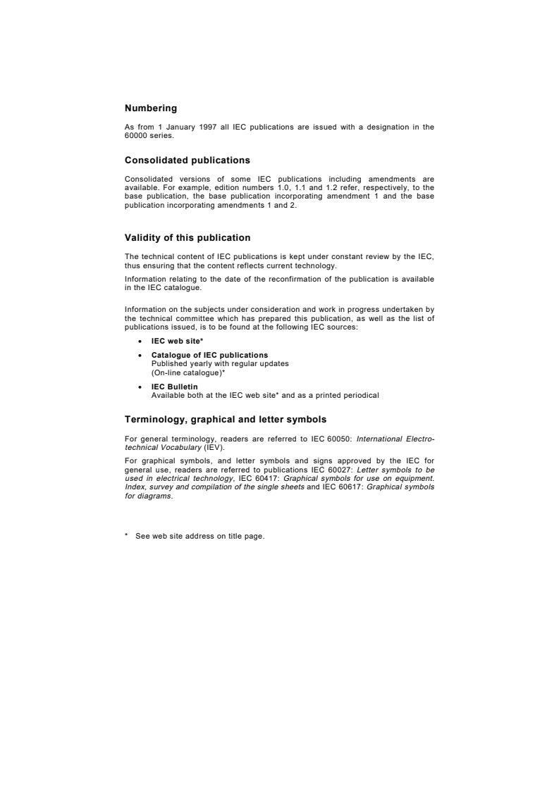 IEC 60092-502:1999 IEC 60092-502:1999 - Electrical installations in ships - Part 502: Tankers - Special features - Page 2 preview