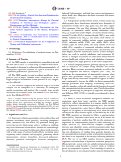 ASTM D8208-19 ASTM D8208-19 - Standard Practice for Collection of Non-Fibrous Nanoparticles Using a Nanoparticle Respiratory Deposition (NRD) Sampler - Page 2 preview