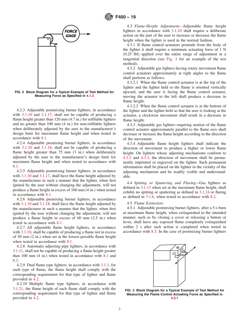 ASTM F400-19 - Standard Consumer Safety Specification for  Lighters