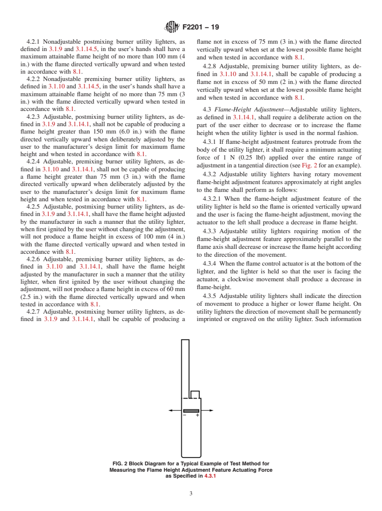 ASTM F2201-19 - Standard Consumer Safety Specification for Utility Lighters