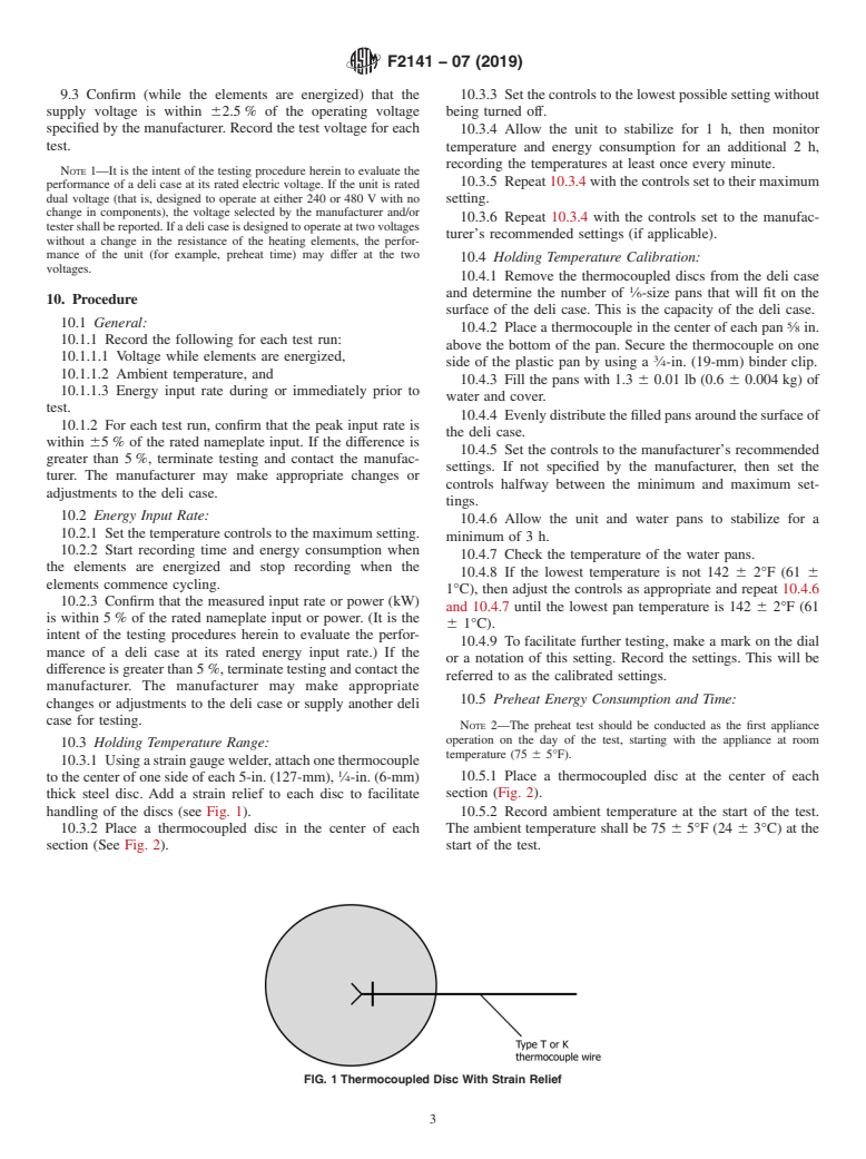 ASTM F2141-07(2019) - Standard Test Method for  Performance of Self-Serve Hot Deli Cases