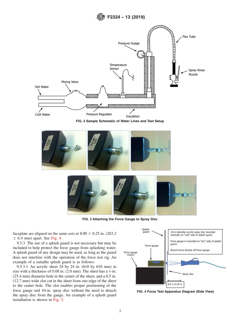 ASTM F2324-13(2019) - Standard Test Method for  Prerinse Spray Valves