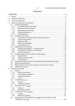 IEC 60747-16-8:2022 - Semiconductor devices - Part 16-8: Microwave integrated circuits - Limiters
Released:11/29/2022 - Page 4 preview