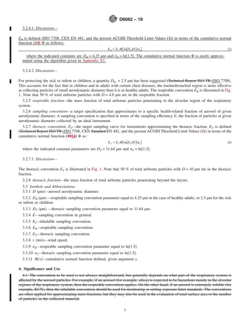 REDLINE ASTM D6062-19 - Standard Guide for  Personal Samplers of Health-Related Aerosol Fractions