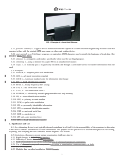 ASTM E3017-19 REDLINE ASTM E3017-19 - Standard Practice for Examining Magnetic Card Readers - Page 2 preview