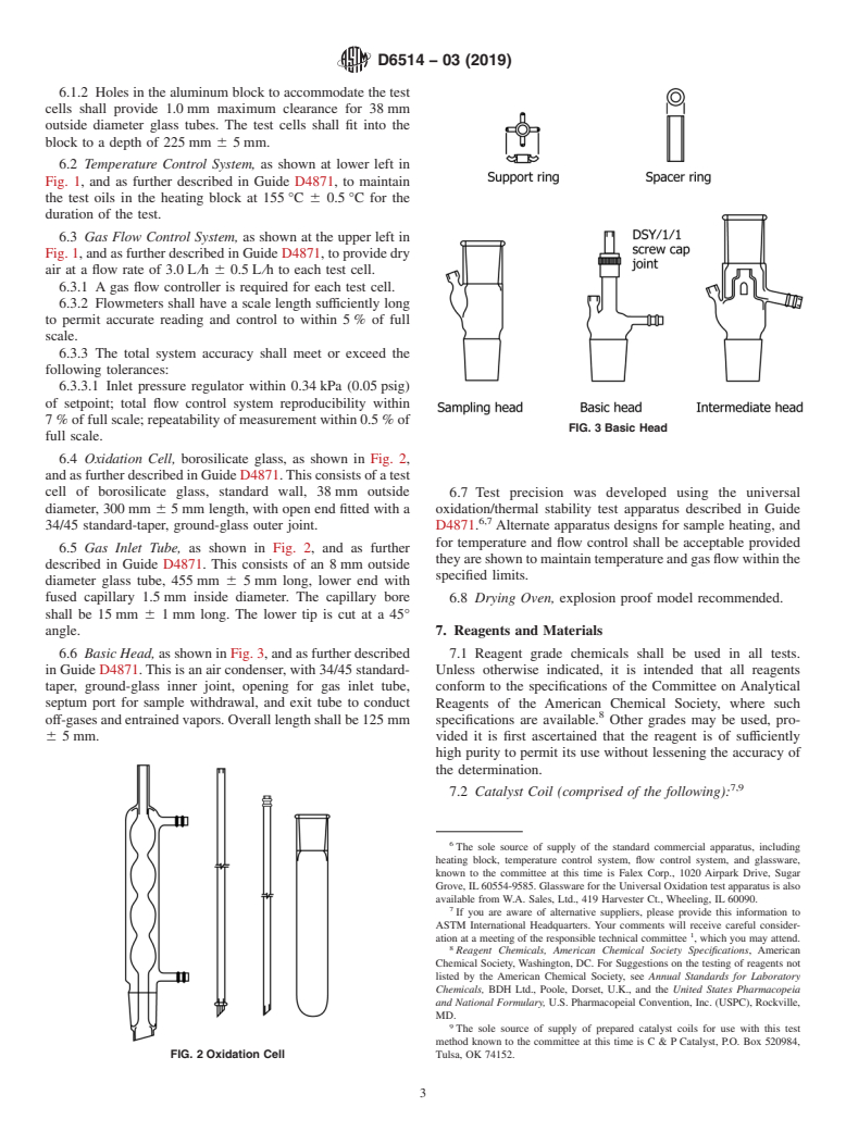 ASTM D6514-03(2019) - Standard Test Method for  High Temperature Universal Oxidation Test for Turbine Oils