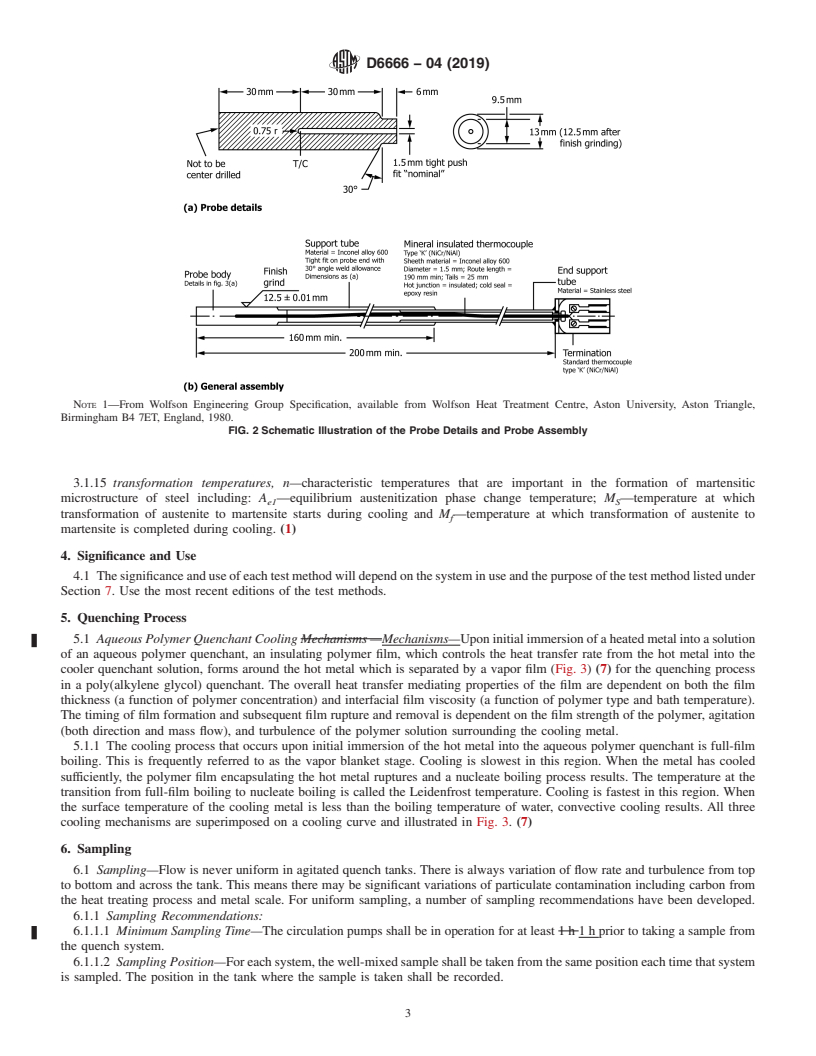 REDLINE ASTM D6666-04(2019) - Standard Guide for  Evaluation of Aqueous Polymer Quenchants