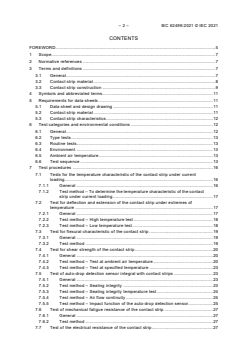 IEC 62499:2021 - Railway applications - Current collection systems - Pantographs, testing methods for contact strips - Page 4 preview