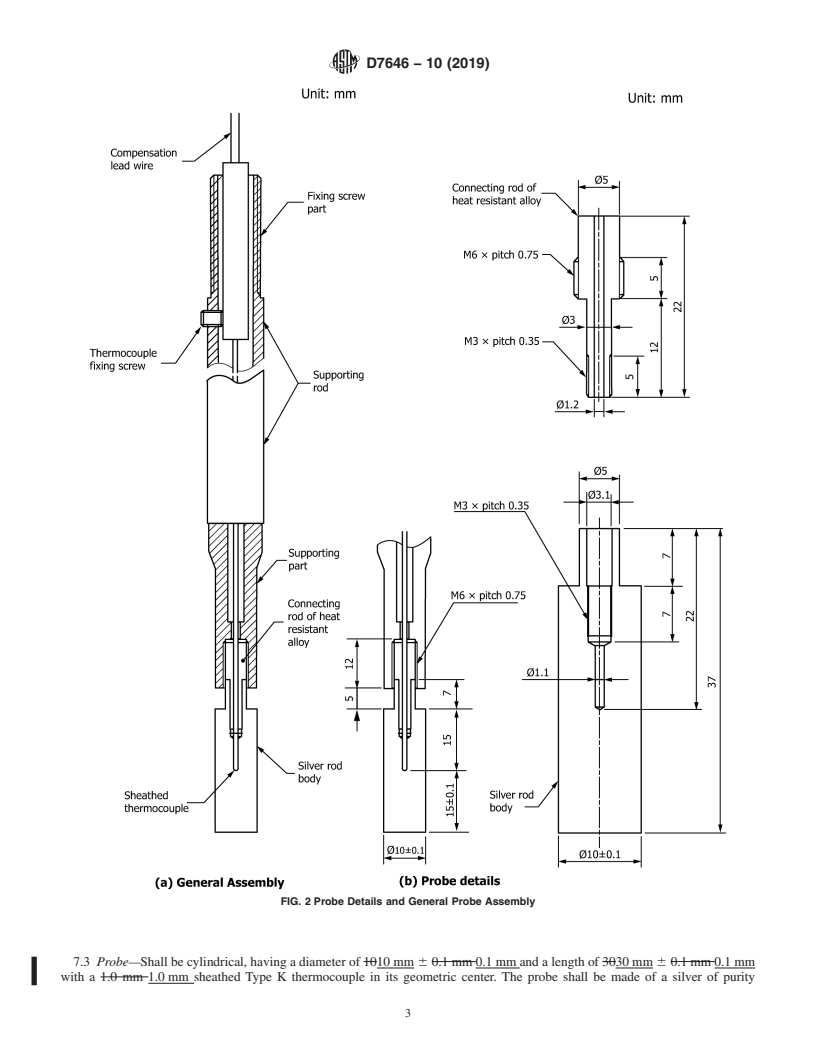 REDLINE ASTM D7646-10(2019) - Standard Test Method for  Determination of Cooling Characteristics of Aqueous Polymer   Quenchants for Aluminum Alloys by Cooling Curve Analysis