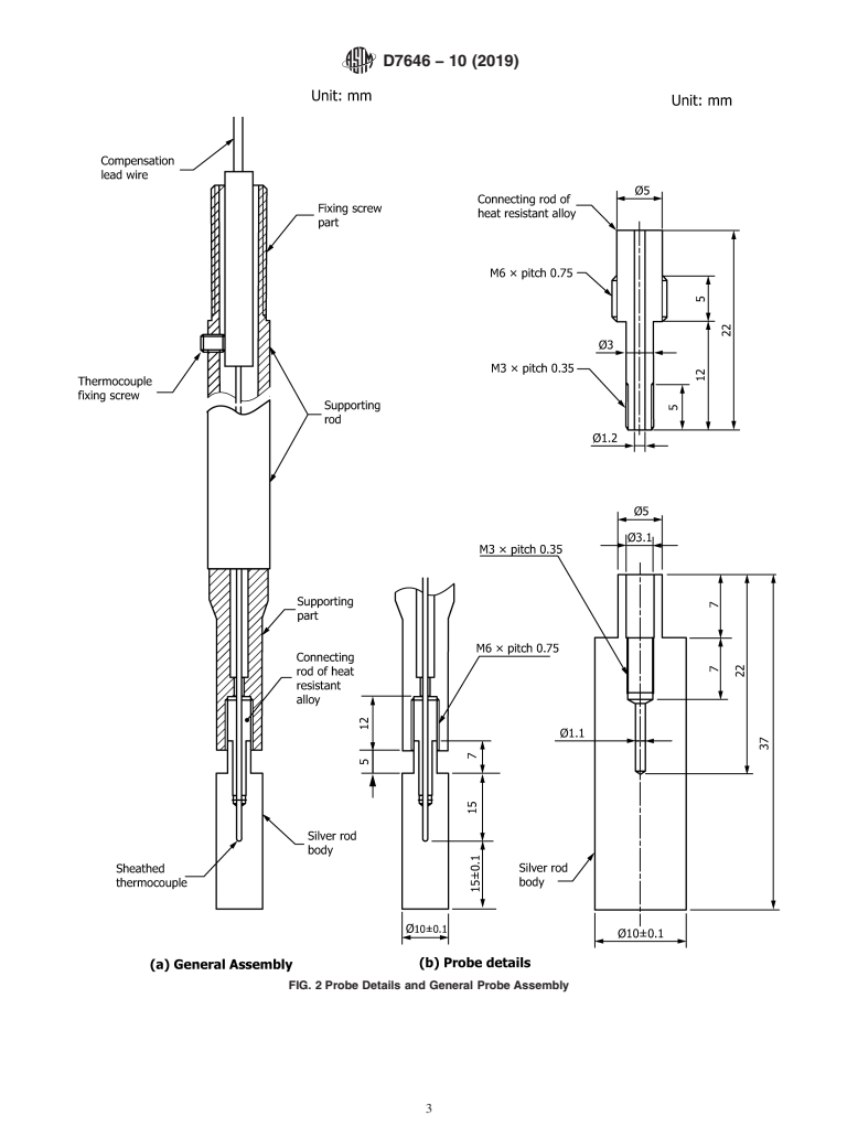 ASTM D7646-10(2019) - Standard Test Method for  Determination of Cooling Characteristics of Aqueous Polymer   Quenchants for Aluminum Alloys by Cooling Curve Analysis