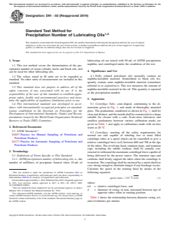 ASTM D91-02(2019) ASTM D91-02(2019) - Standard Test Method for Precipitation Number of Lubricating Oils - Page 1 preview