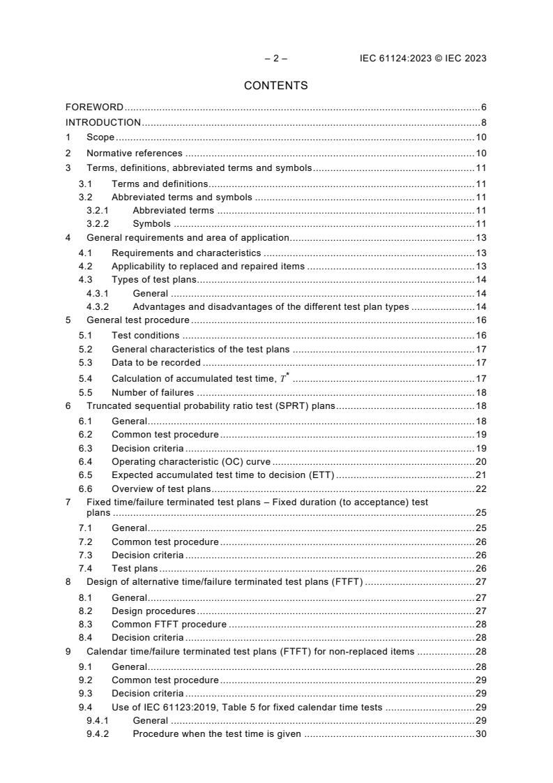 IEC 61124:2023 IEC 61124:2023 - Reliability testing - Compliance tests for constant failure rate and constant failure intensity
Released:2/24/2023 - Page 4 preview