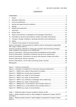 IEC 62271-203:2022 IEC 62271-203:2022 - High-voltage switchgear and controlgear - Part 203: AC gas-insulated metal-enclosed switchgear for rated voltages above 52 kV - Page 4 preview