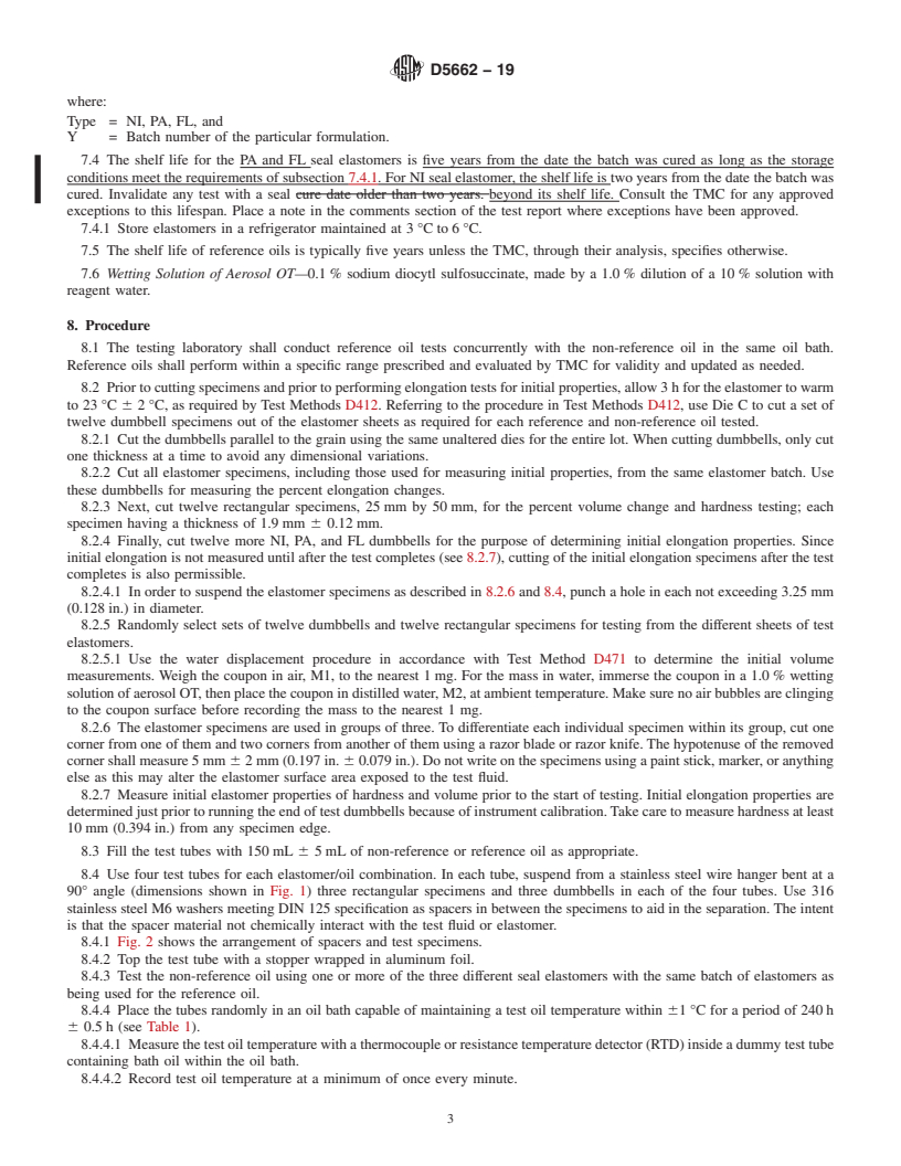 REDLINE ASTM D5662-19 - Standard Test Method for Determining Automotive Gear Oil Compatibility with Typical  Oil Seal Elastomers