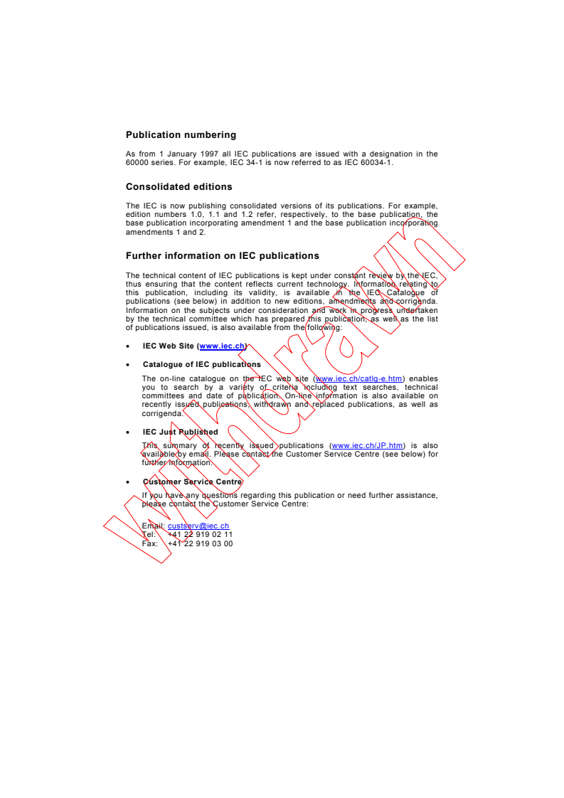 IEC 61993-2:2001 IEC 61993-2:2001 - Maritime navigation and radiocommunication equipment and systems - Automatic identification systems (AIS) - Part 2: Class A shipborne equipment of the universal automatic identification system (AIS) - Operational and performance requirements, methods of test and required test results
Released:12/17/2001
Isbn:2831861233 - Page 2 preview