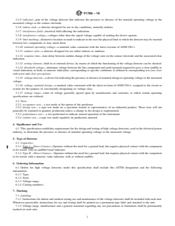ASTM F1796-19 REDLINE ASTM F1796-19 - Standard Specification for High Voltage Detectors—Part 1 Capacitive Type to be Used for Voltages Exceeding 600 Volts AC - Page 2 preview