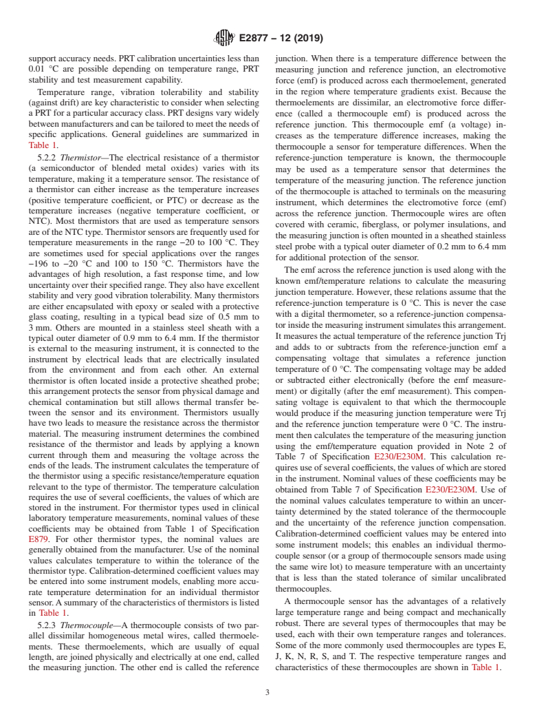 ASTM E2877-12(2019) - Standard Guide for Digital Contact Thermometers