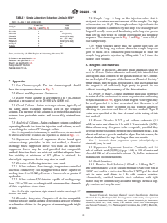 ASTM D8234-19 ASTM D8234-19 - Standard Test Method for Anions in High Ionic Water by Ion Chromatography using Tandem Suppressed Conductivity and UV Detection - Page 2 preview