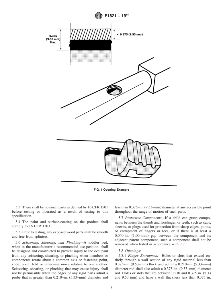 ASTM F1821-19e1 - Standard Consumer Safety Specification for  Toddler Beds