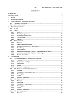 IEC TS 62876-4-1:2025 - Nanomanufacturing – Reliability assessment – Part 4-1: Nanophotonic products – Optical stability test of quantum dot enabled light conversion films: Temperature, humidity and light exposure
Released:25. 02. 2025
Isbn:9782832701652 - Page 4 preview