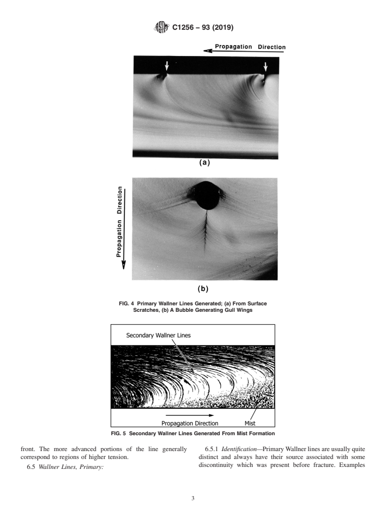 ASTM C1256-93(2019) - Standard Practice for  Interpreting Glass Fracture Surface Features