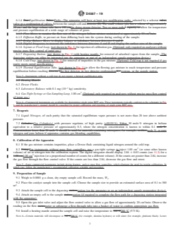 ASTM D4567-19 REDLINE ASTM D4567-19 - Standard Test Method for Single-Point Determination of Specific Surface Area of Catalysts and Catalyst Carriers Using Nitrogen Adsorption by Continuous Flow Method - Page 3 preview