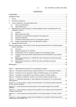 IEC TS 62607-2-5:2022 - Nanomanufacturing - Key control characteristics - Part 2-5: Carbon nanotube materials - Mass density of vertically-aligned carbon nanotubes: X-ray absorption method
Released:11/8/2022 - Page 4 preview