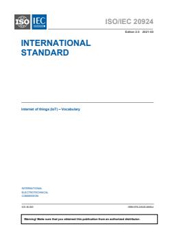 ISO/IEC 20924:2021 - Internet of Things (IoT) - Vocabulary - Page 3 preview