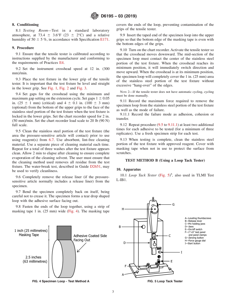 ASTM D6195-03(2019) - Standard Test Methods for Loop Tack